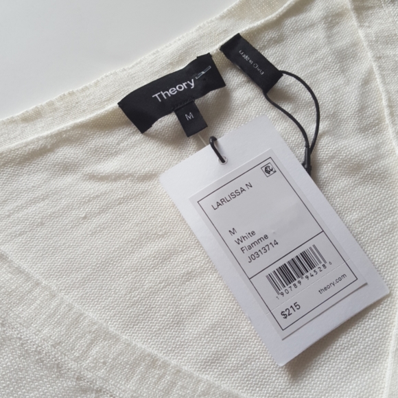 THEORY NWT Larlissa Lightweight V-Neck Swe… - Picture 9 of 15
